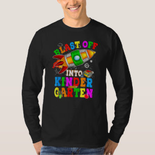 Auf die Kindergartenhalle zurück in die Schule T-Shirt