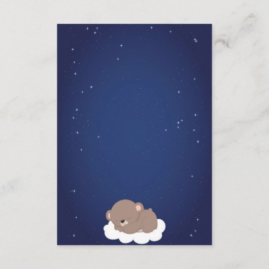 Auf die Moon and Back Book Request Card Begleitkarte (Rückseite)