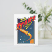 Auf die Postkarte der Sterne (Stehend Vorderseite)