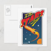 Auf die Postkarte der Sterne (Vorne/Hinten)