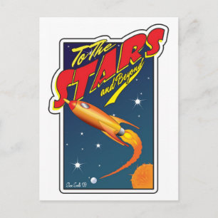 Auf die Postkarte der Sterne