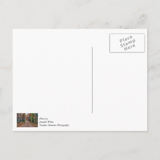 Auf die Schreckstraße fallen dank Postkarte (Rückseite)