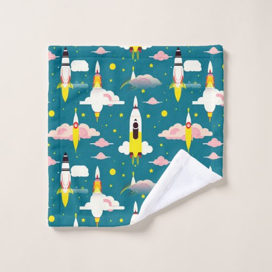 Auf die Sterne Badhandtuch Set (Waschlappen)