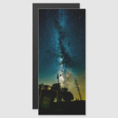 Auf die Sterne Magnetkarte (Vorne/Hinten)