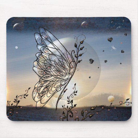 Auf die Sterne! Mousepad (Vorne)