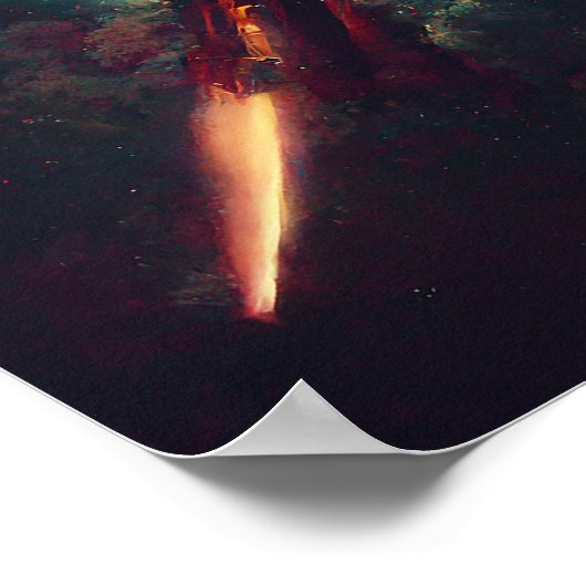 Auf die Sterne Poster (Ecke)