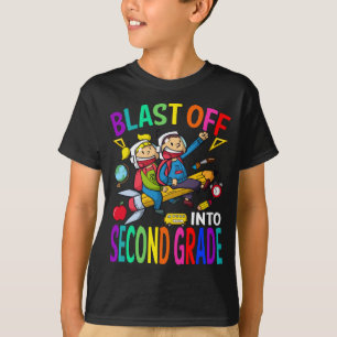 Auf die zweite Stufe zurück in die Schule T-Shirt