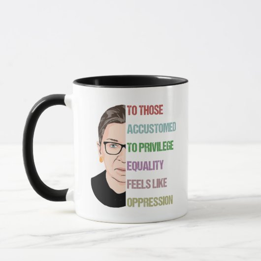 auf diejenigen, die Privilege-Equality-Feels Tasse (Links)