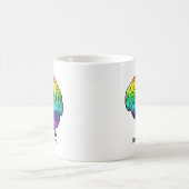 AUF DIESE WEISE GEHIRN geboren Kaffeetasse (Mittel)