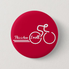 Auf diese Weise rolle ich die Taste Abzeichen rot Button