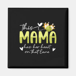 Auf dieser Bowling-Mama einer Bowler-Mama Bowling Magnet