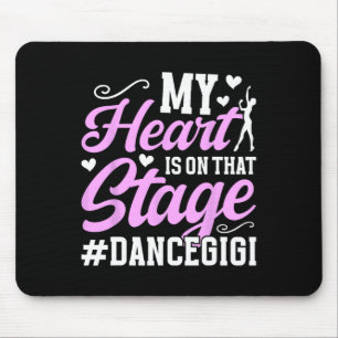 Auf dieser Bühne Tanzgigi eines Tänzers Gigi tanze Mousepad