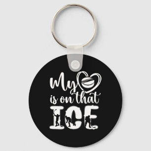 Auf dieser Eishockeymutter eines Eishockeyspielers Schlüsselanhänger