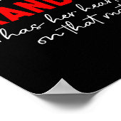 Auf dieser Mat Karate Oma Karate Großmutter 2 Poster (Ecke)