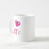 Auf dieser Mat Karate Oma Karate Großmutter Kaffeetasse (Vorderseite Links)