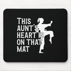 Auf dieser Mat Karate Tante Proud Karate Tante Mousepad