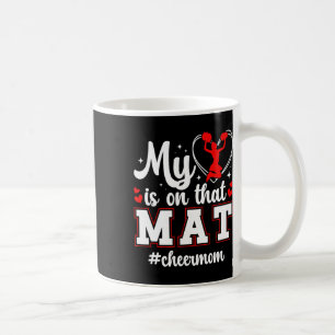 Auf dieser Matte jubeln Mom Cheerleading-Mama eine Kaffeetasse