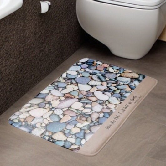 Auf dieser Rock Bath Mat Badematte