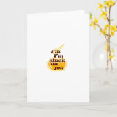Auf dir bleibt meine Liebe Minimal Design Karte (Gelbe Blume)