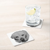 Auf dir, ganz einfach rechteckiger pappuntersetzer (Vor Ort)