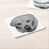 Auf dir, ganz einfach rechteckiger pappuntersetzer (angewinkelt)