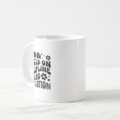 Auf Disziplin und Hingabe ausgerichteter Boxer Spo Kaffeetasse (Vorderseite Links)