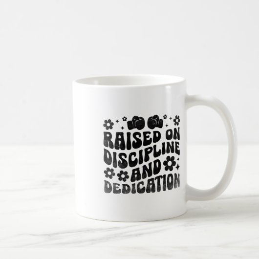Auf Disziplin und Hingabe ausgerichteter Boxer Spo Kaffeetasse (Rechts)