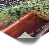 Auf "Drucken" Poster (Ecke)