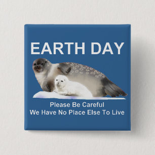 Auf dünnen Eisen Button