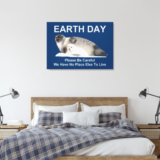 Auf dünnen Eisen Leinwanddruck (Insitu (Schlafzimmer))