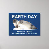 Auf dünnen Eisen Leinwanddruck (Vorderseite)