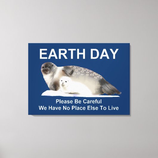 Auf dünnen Eisen Leinwanddruck (Vorderseite)