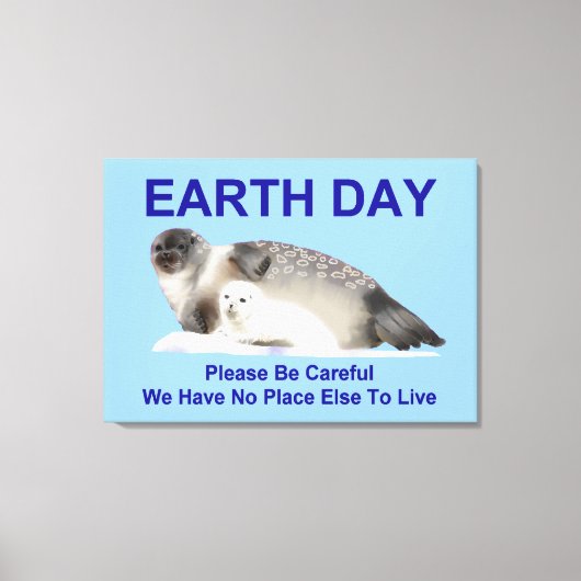 Auf dünnen Eisen Leinwanddruck (Vorderseite)