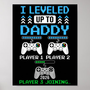 Auf ein neues Daddy-Niveau aufgestiegen Lustiger l Poster