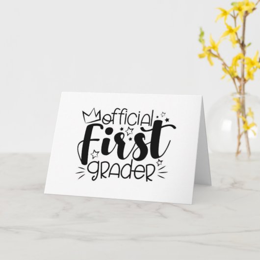 **AUF EINE BESONDERE 1. GRAD** KARTE (Gelbe Blume)