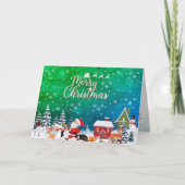 Auf eine besondere Grandtochter Frohe Weihnachtska Karte (Vorderseite)