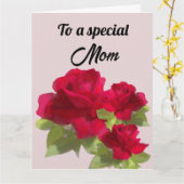 Auf eine besondere Mama Card Karte (Gelbe Blume)