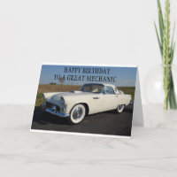 **AUF EINE KLASSISCHE MECHANIKKARTE** GEBURTSTAG