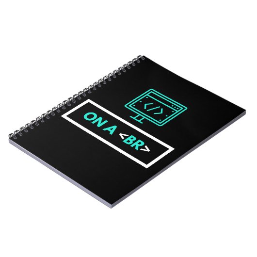 Auf eine Pause (Programmiererwitz) Kaffee Tasse Ge Notizblock (Linke Seite)