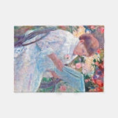 Auf einem Balkon, Mary Cassatt Fleecedecke (Vorderseite (Horizontal))