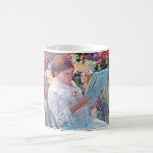 Auf einem Balkon, Mary Cassatt Kaffeetasse (Mittel)