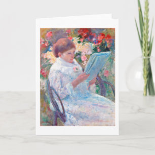 Auf einem Balkon, Mary Cassatt Karte