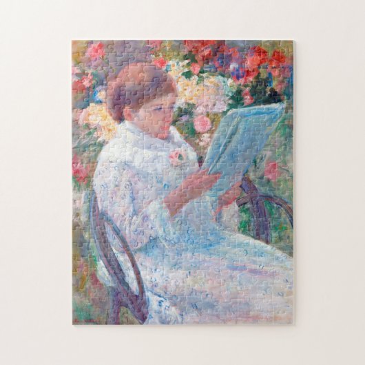 Auf einem Balkon, Mary Cassatt Puzzle (Vertikal)