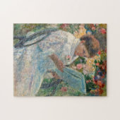 Auf einem Balkon von Mary Cassatt Jigsaw Puzzle (Horizontal)