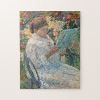 Auf einem Balkon von Mary Cassatt Jigsaw Puzzle