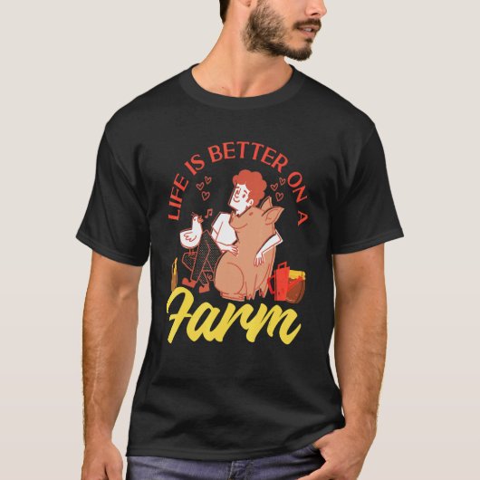 Auf einem Bauernhof T-Shirt (Vorderseite)