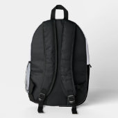 Auf einem dunklen Wüste Highway Travel Mountain Ca Bedruckter Rucksack (Rückseite)