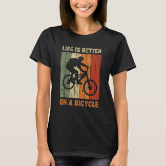auf einem Fahrrad Fahrrad 3 T-Shirt