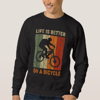 auf einem Fahrrad Fahrrad fahren 3 Sweatshirt