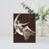 Auf einem Halbmond Postkarte (Stehend Vorderseite)